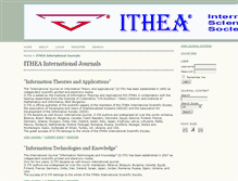 Tablet Screenshot of ij.ithea.org